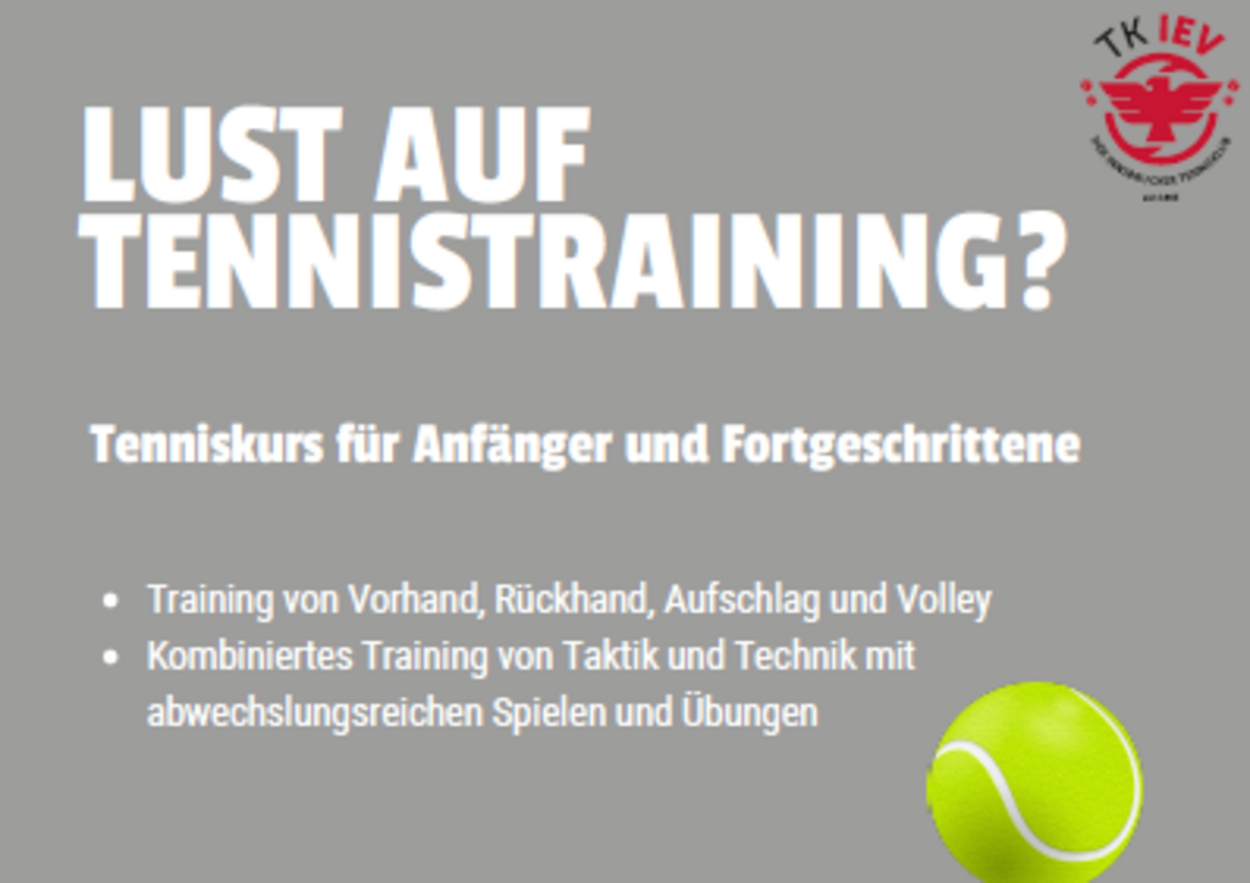 Lust auf Tennistraining?
